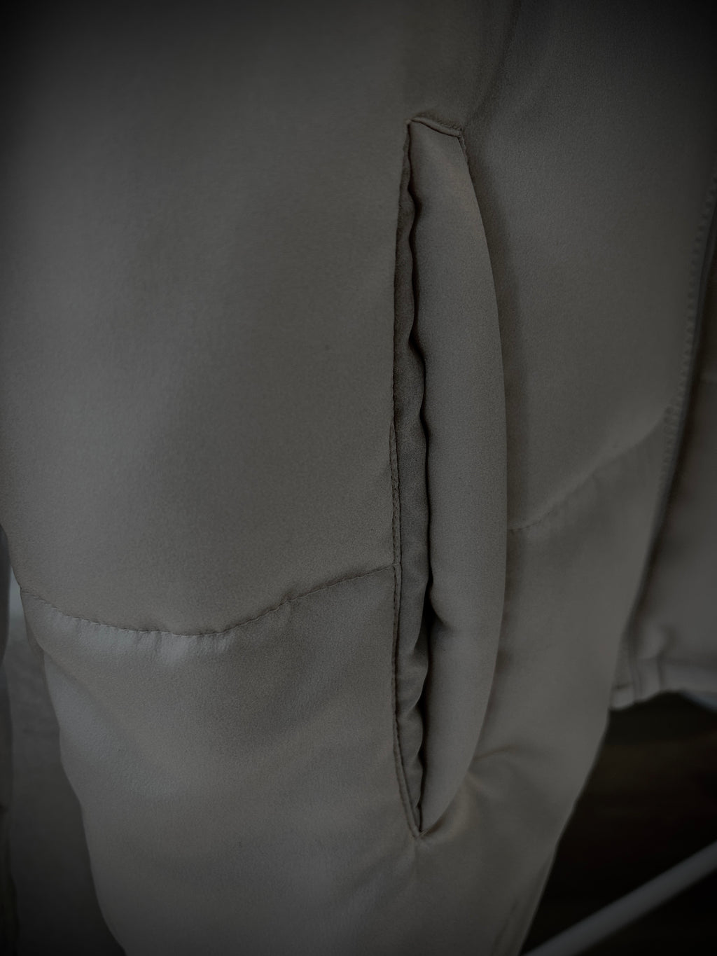 the silk puffer in bone or noir [unisex]